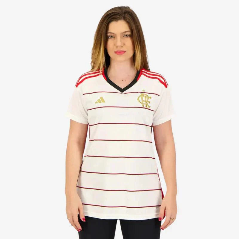 Camisa Feminina Flamengo 2023/24 II + Brinde - Casa Flamenguista