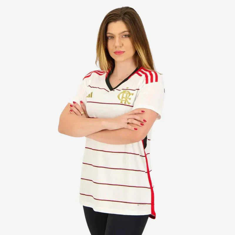 Camisa Feminina Flamengo 2023/24 II + Brinde - Casa Flamenguista