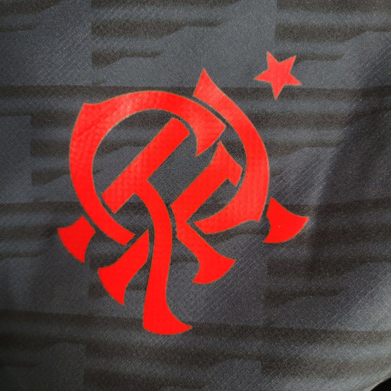 Jaqueta Corta-Vento Flamengo 2023/24 Preto e Vermelho - Casa Flamenguista