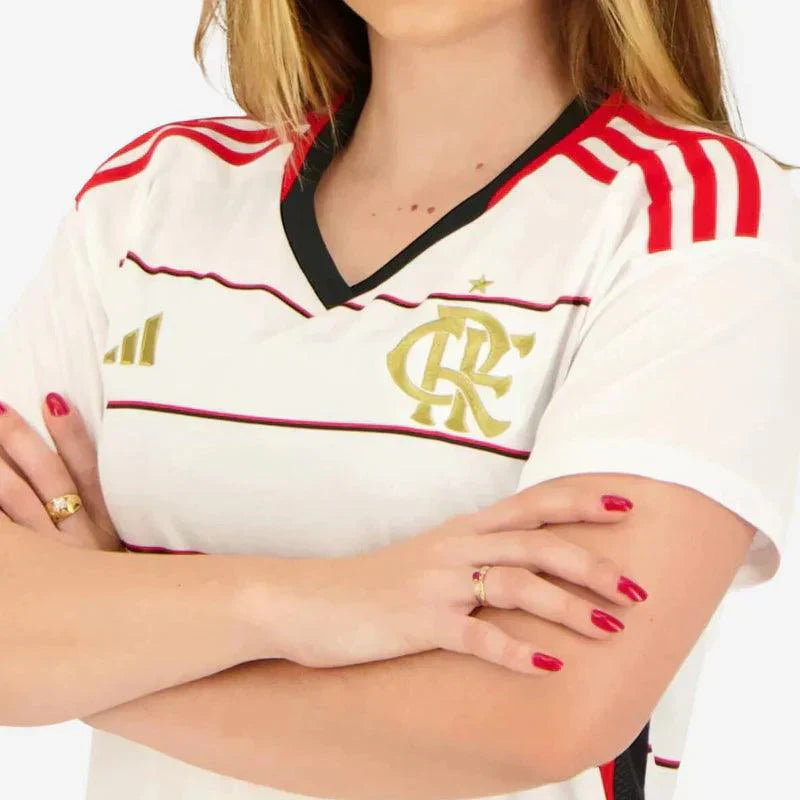 Camisa Feminina Flamengo 2023/24 II + Brinde - Casa Flamenguista