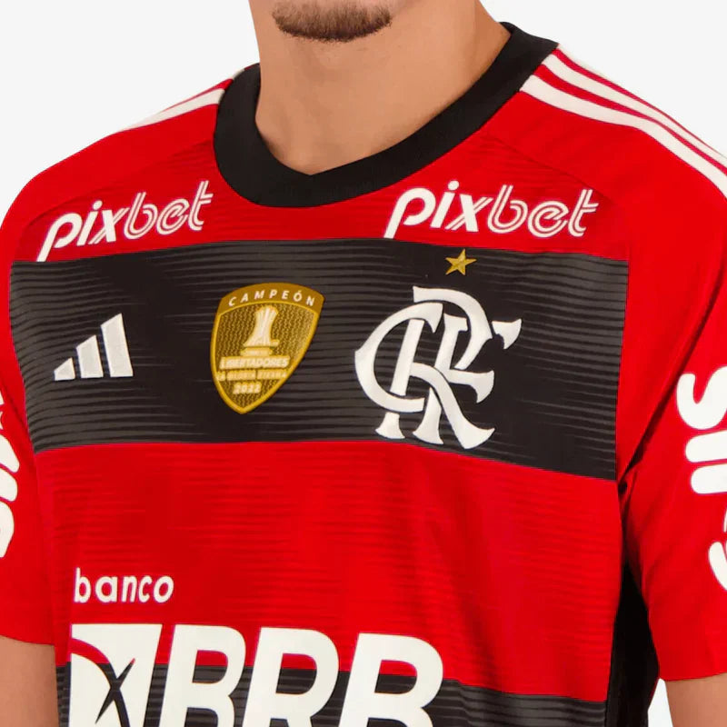 Camisa Flamengo 2023/24 I Patrocínios + Brindes - Casa Flamenguista