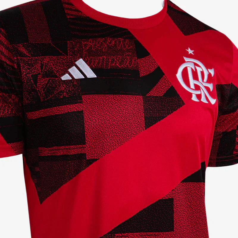 Camisa Flamengo 2023/24 Pré-Jogo + Brinde Grátis - Casa Flamenguista