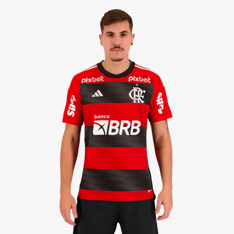 Camisa Flamengo 2023/24 I Patrocínios + Brindes - Casa Flamenguista